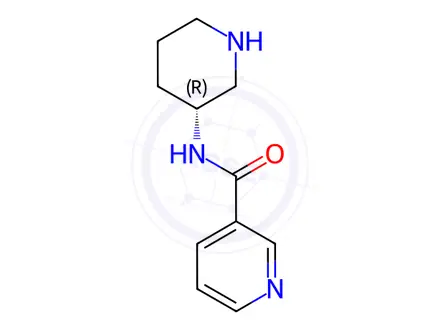 Chemical structure of (R)-N-(Piperidin-3-yl)nicotinamide dihydrochloride