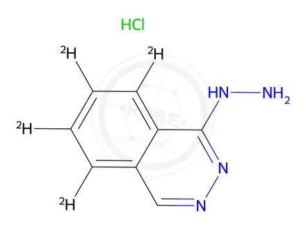 Chemical structure of Hydralazine-d4
