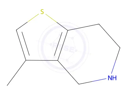Chemical structure of 3-methyl-4H,5H,6H,7H-thieno[3,2-c]pyridine