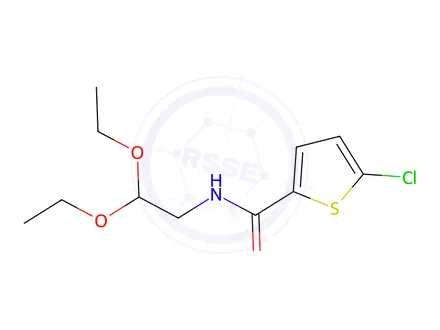Chemical structure of 5-Chloro-N-(2,2-diethoxyethyl)thiophene-2-carboxamide