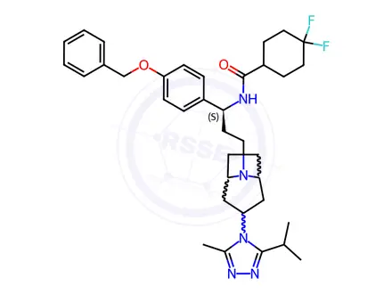 Chemical structure of Maraviroc Impurity 34