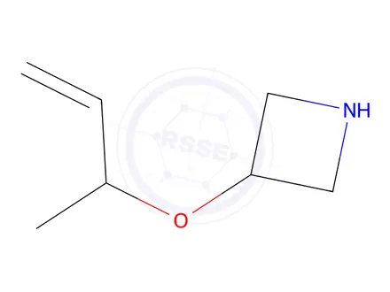 Chemical structure of 3-(But-3-en-2-yloxy)azetidine