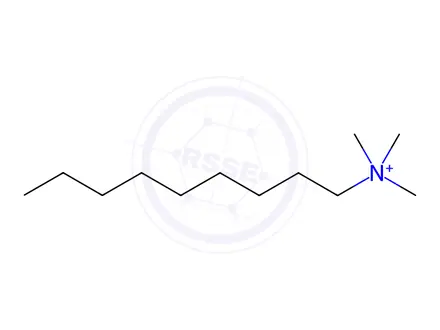 Chemical structure of nonyltrimethylammonium