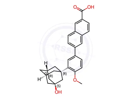 Chemical structure of Adapalene EP Impurity B