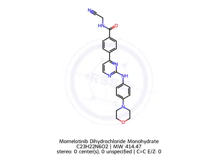 Chemical structure of Momelotinib