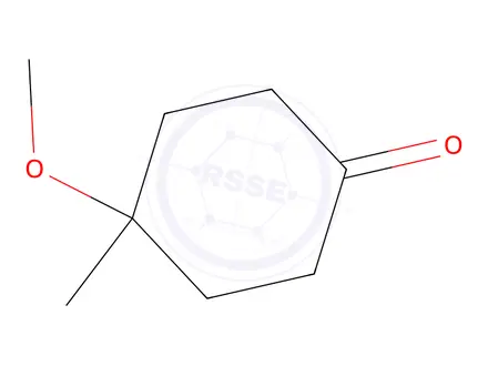 Chemical structure of 4-methoxy-4-methyl-cyclohexanone