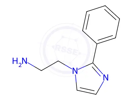 Chemical structure of 2-(2-PHENYL-IMIDAZOL-1-YL)-ETHYLAMINE 2HCL