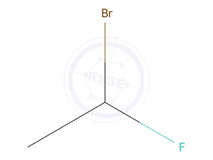 Chemical structure of 1-BROMO-1-FLUOROETHANE