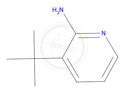 Chemical structure of 3-(tert-butyl)pyridin-2-amine