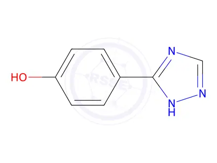 Chemical structure of 4-(4H-1,2,4-triazol-3-yl)phenol