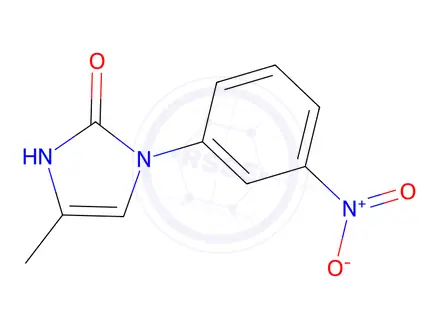 Chemical structure of 4-methyl-1-(3-nitrophenyl)-2,3-dihydro-1H-imidazol-2-one