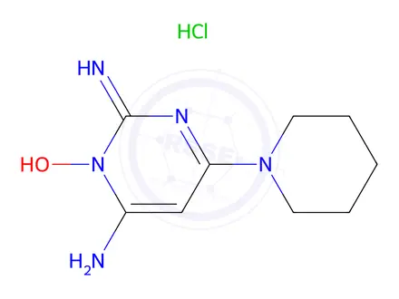 Chemical structure of Minoxidil Hydrochloride