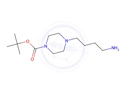 Chemical structure of tert-Butyl 4-(4-aminobutyl)piperazine-1-carboxylate