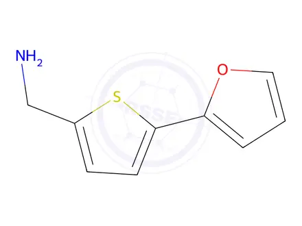 Chemical structure of (5-(furan-2-yl)thiophen-2-yl)methanamine