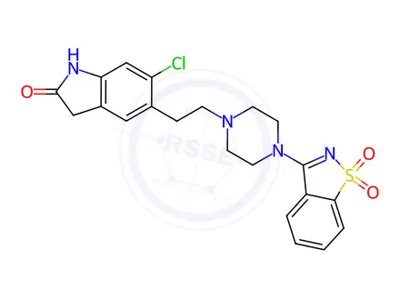 Chemical structure of Ziprasidone Sulfone
