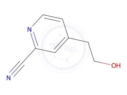 Chemical structure of 4-(2-Hydroxyethyl)picolinonitrile