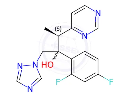 Chemical structure of Voriconazole EP Impurity B (Voriconazole USP Related Compound D)