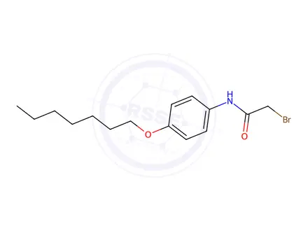 Chemical structure of 2-Bromo-N-[4-(heptyloxy)phenyl]acetamide