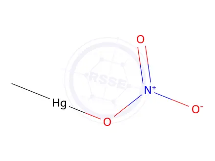 Chemical structure of METHYLMERCURYNITRATE