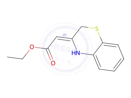 Chemical structure of Ethyl 2-[(3Z)-3,4-dihydro-2H-1,4-benzothiazin-3-ylidene]acetate