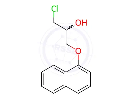 Chemical structure of Propranolol Impurity 7