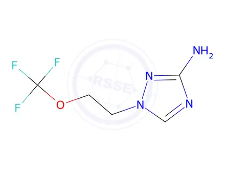 Chemical structure of 1-(2-(Trifluoromethoxy)ethyl)-1h-1,2,4-triazol-3-amine