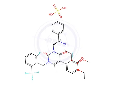 Chemical structure of Elagolix Impurity 14