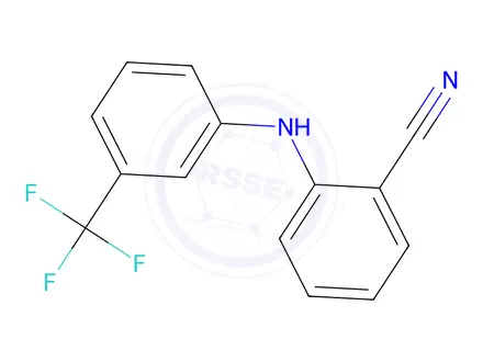 Chemical structure of 2-(3-TRIFLUOROMETHYL-PHENYLAMINO)-BENZONITRILE