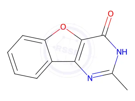 Chemical structure of 2-Methyl-3H-benzo[4,5]furo[3,2-d]pyriMidin-4-one