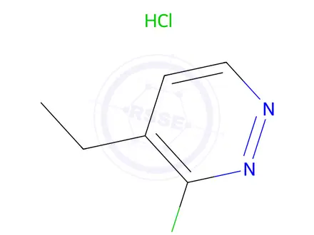 Chemical structure of 3-Chloro-4-ethylpyridazine hydrochloride