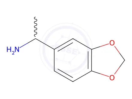 Chemical structure of 1-(1,3-Benzodioxol-5-yl)ethanamine