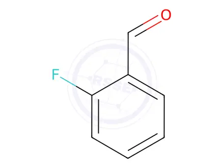 Chemical structure of 2-fluorobenzaldehyde