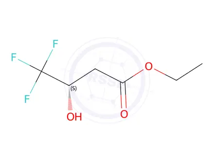 Chemical structure of Ethyl (S)-4,4,4-trifluoro-3-hydroxybutanoate