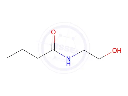 Chemical structure of N-(2-HYDROXYETHYL)BUTANAMIDE