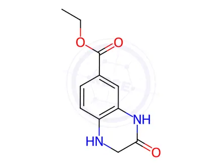 Chemical structure of Ethyl 3-oxo-1,2,3,4-tetrahydroquinoxaline-6-carboxylate