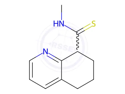 Chemical structure of N-Methyl-5,6,7,8-tetrahydroquinoline-8-carbothioamide
