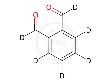 Chemical structure of o-Phthalaldehyde-d6