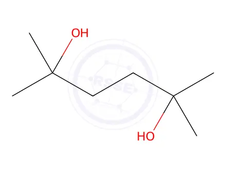 Chemical structure of 2,5-dimethyl-2,5-hexanediol