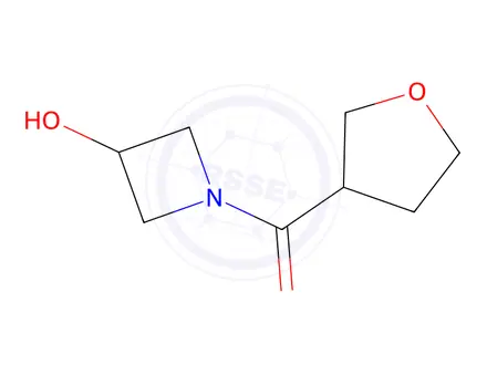 Chemical structure of 1-(Oxolane-3-carbonyl)azetidin-3-ol