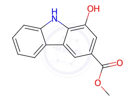 Chemical structure of Clausine E