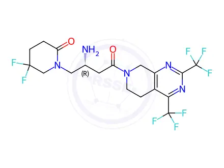 Chemical structure of Gemigliptin Impurity 4