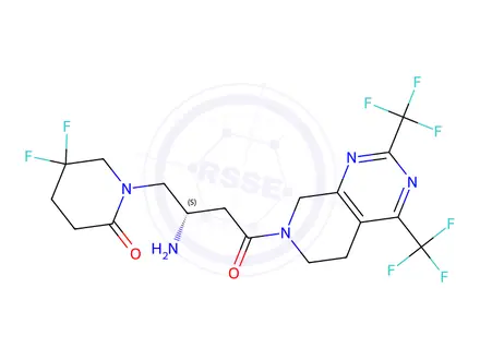 Chemical structure of Gemigliptin