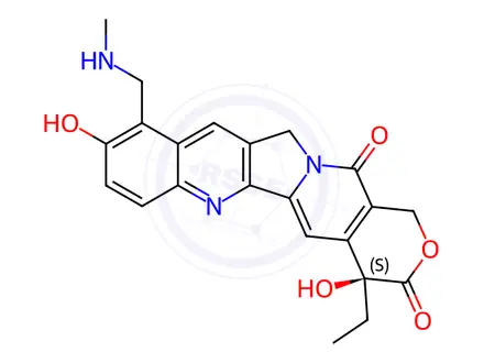 Chemical structure of N-Desmethyl Topotecan