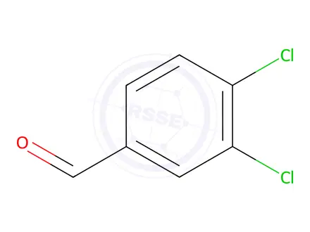 Chemical structure of 3,4-Dichlorobenzaldehyde