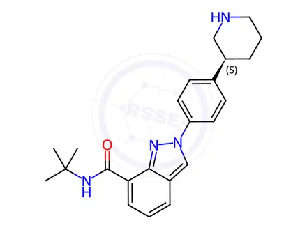 Chemical structure of Niraparib Impurity 112