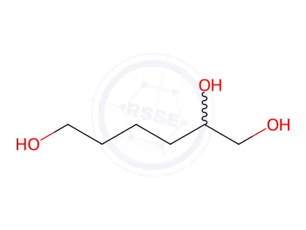 Chemical structure of Hexane-1,2,6-triol
