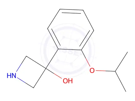 Chemical structure of 3-[2-(Propan-2-yloxy)phenyl]azetidin-3-ol