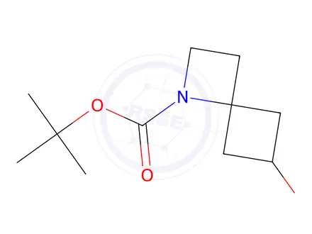 Chemical structure of tert-butyl cis-6-hydroxy-1-azaspiro[3.3]heptane-1-carboxylate