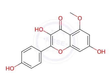 Chemical structure of Kaempferol 5-methyl ether