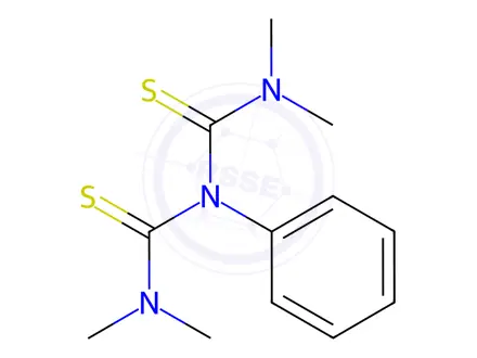 Chemical structure of Phenylbis(dimethylthiocarbamoyl)amine